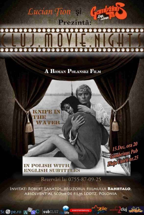 2010.DEC.15. CLJ Cluj Movie Nights. Gambrinus Pub. Knife In The Water