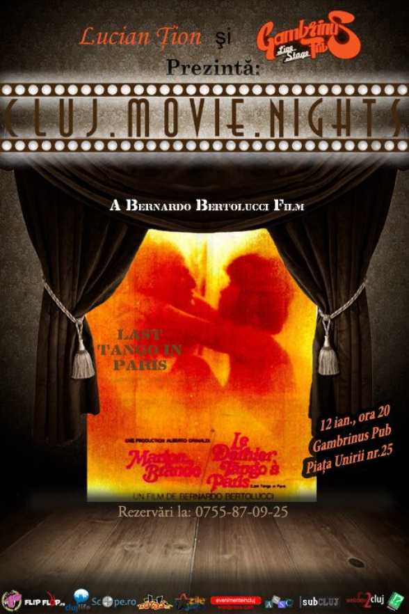 2011.IAN.12.CJ. Gambrinus Pub. ClujMovieNights. Ultimul Tangou la Paris