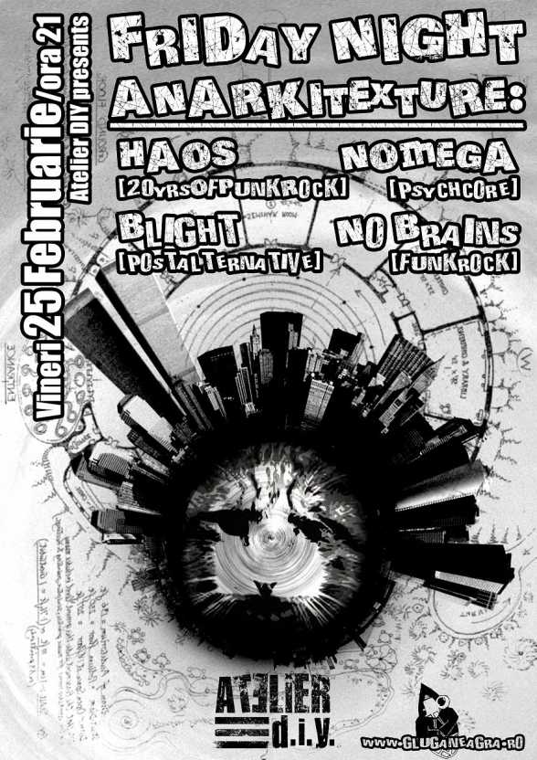 2011.FEB.25. TM. Atelier. benefit atelier DIY. HAOS, NOMEGA, BLIGHT, NO BRAINS