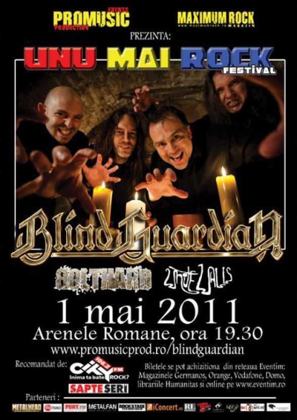 2011.MAI.1. B. Arenele Romane. White Walls, Blind Guardian, Bolthard