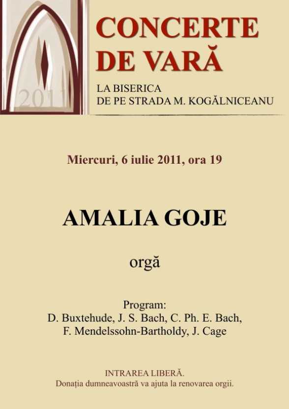 2011.IUL.6. CJ. Biserica Reformata. Concert de vara. Amalia Goje