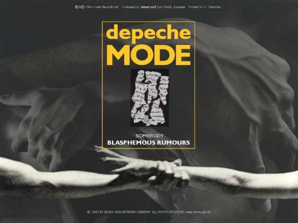 Depeche Mode. Blasphemous Rumours