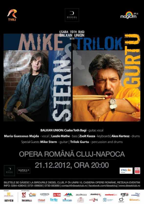 2012.DEC.21. CJ. Opera Nationala Romana. Mike Stern, Trilok Gurtu, Balkan Union