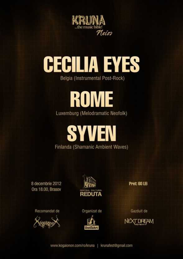 2012.DEC.8. BV. Reduta. KRUNA Neios, Rome, Syven, Cecilia Eyes