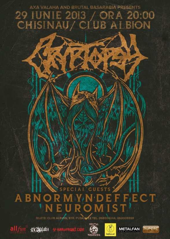2013.IUN.29. C. Albion. Cryptopsy, Abnormyndefect, Neuromist