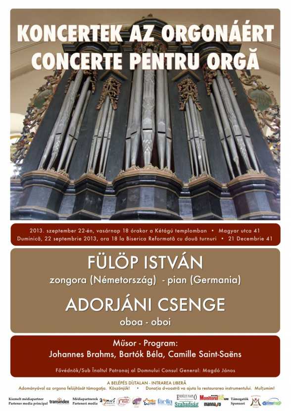 2013.SEP.22. CJ. Biserica ReformatÄƒ cu DouÄƒ Turnuri. Concert de pian È™i oboi