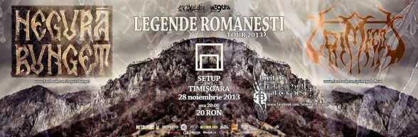 2013.NOV.28. TM. Setup Venue. Negura Bunget, Grimegod, Terminal Prospect