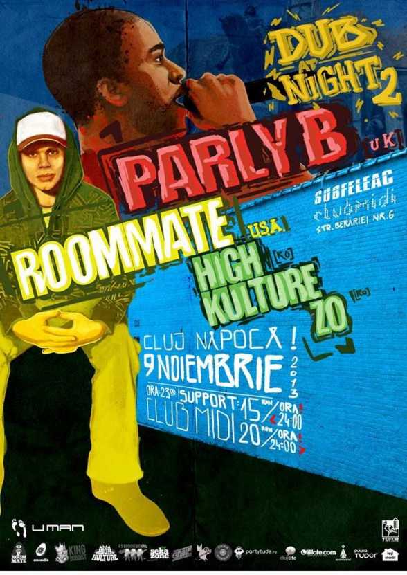 2013.NOV.9. CJ. Club Midi. Roomate, Parly B, High Kulture, Zo