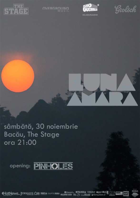 2013.NOV.30. BC. The Stage. Luna amara, Pinholes