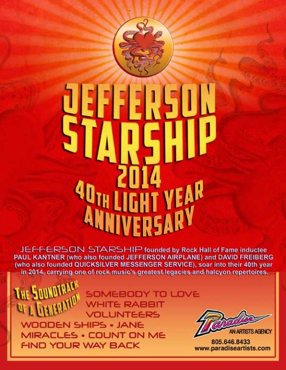 Jefferson Starship. 40th anniversary. 2014
