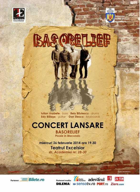 NOU ALBUM. Basorelief. Ploaia din Macondo (26.FEB.2014)