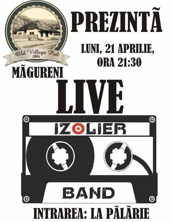 2014.APR.21. Magureni. Old Village Pub. Izolier Band, La palarie