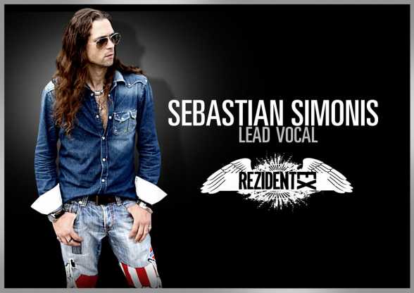 SEBASTIAN SIMONIS. Noul lead vocal REZIDENT EX