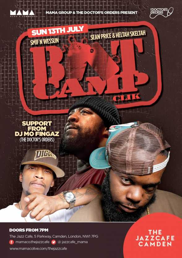 2014.JUL.13. UK. LOndon, Camden. The Jazz CafÃ©. Sean Price, Smif-N-Wessun, Heltah Skeltah