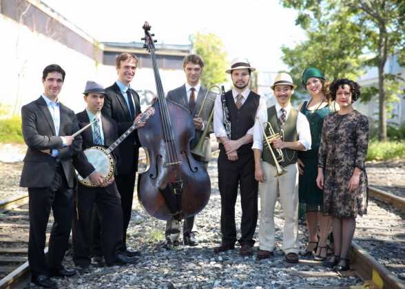 2014.AUG.16. NYC. Gordon Au & the Grand Street Stompers