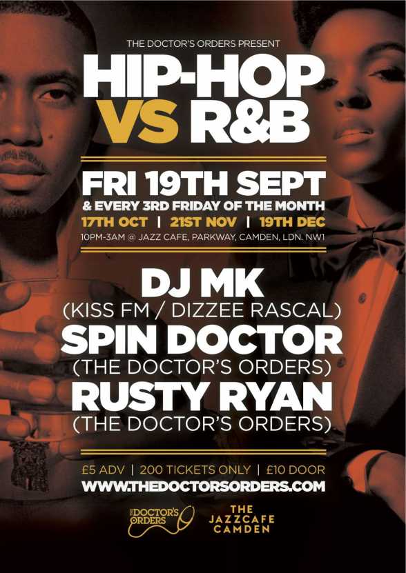 2014.SEP.19. UK. The Jazz Cafe, Parkway, Camden. Hip-Hop Vs R&B