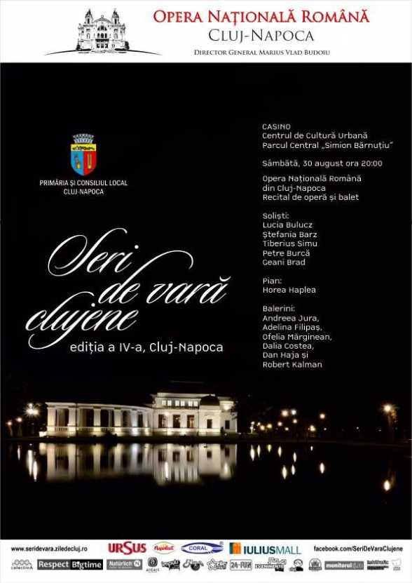 2014.AUG.30. CJ. Cazino. Seri de vara clujene. Recital de opera si balet