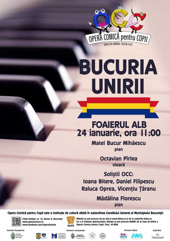 2015.IAN.24. B. Opera Comica pentru Copii. Unirea Principatelor