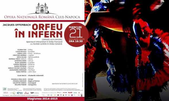 2015.IAN.21. Opera Nationala Romana Cluj. Orfeu Ã®n infern