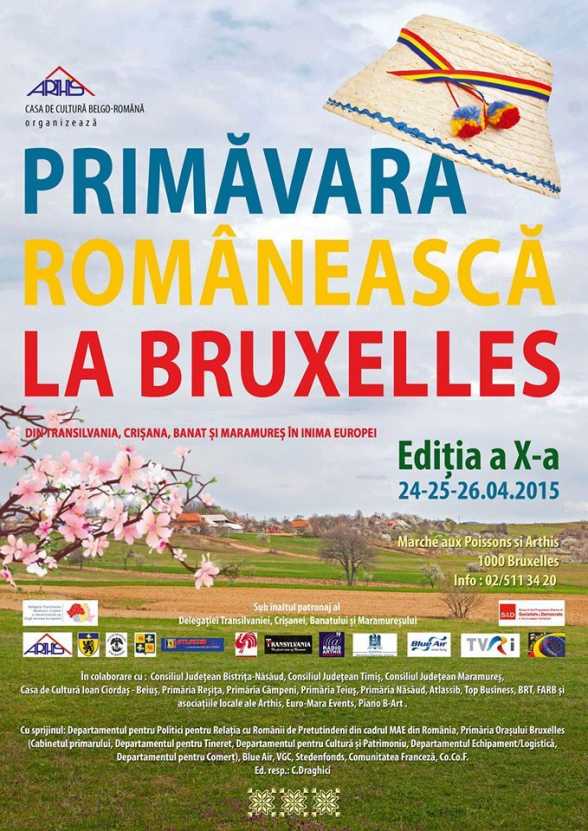 2015.APR.25-26. BE. Bruxelles. MarchÃ© aux Poissons. Primavara romÃ¢neasca la Bruxelles