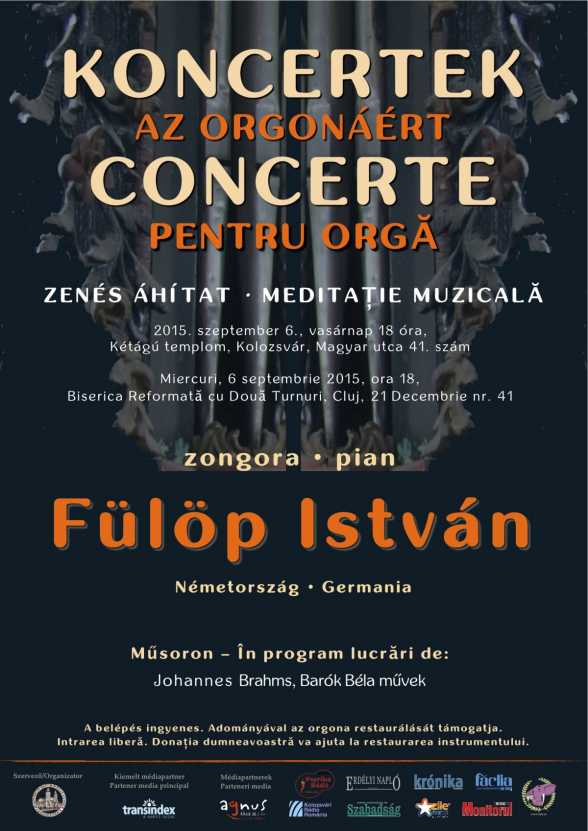 2015.SEP.6.CJ. Concerte pentru orga. IstvÃ¡n FÃ¼lÃ¶p