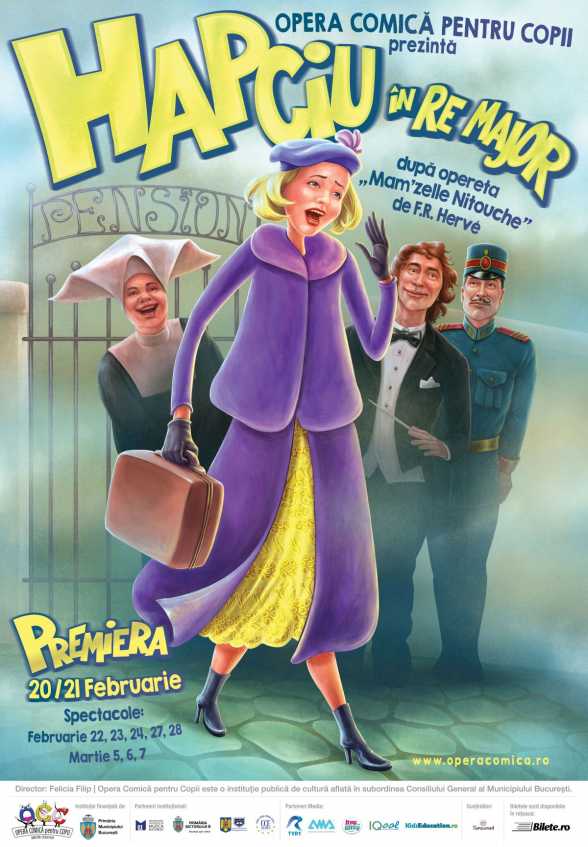 PREMIERA. 20.FEB.2016. B. Opera ComicÄƒ pentru Copii: Hapciu Ã®n RE major