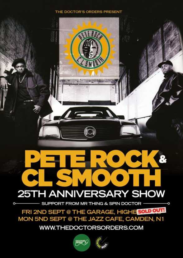 2016.SEP.5. UK. The Jazz Cafe London. Pete Rock & CL Smooth 25th Anniversary Show