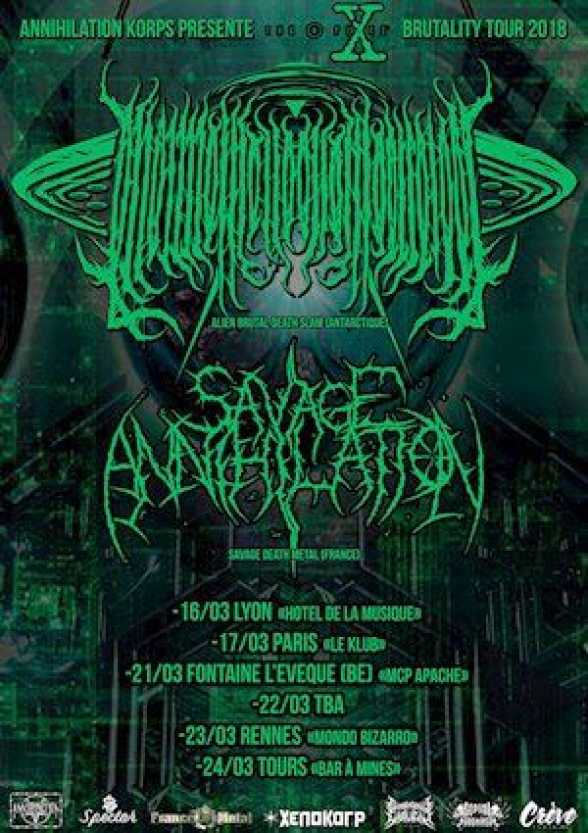 NEW RELEASE. SAVAGE ANNIHILATION. Quand s'abaisse la croix du blasphÃ¨me