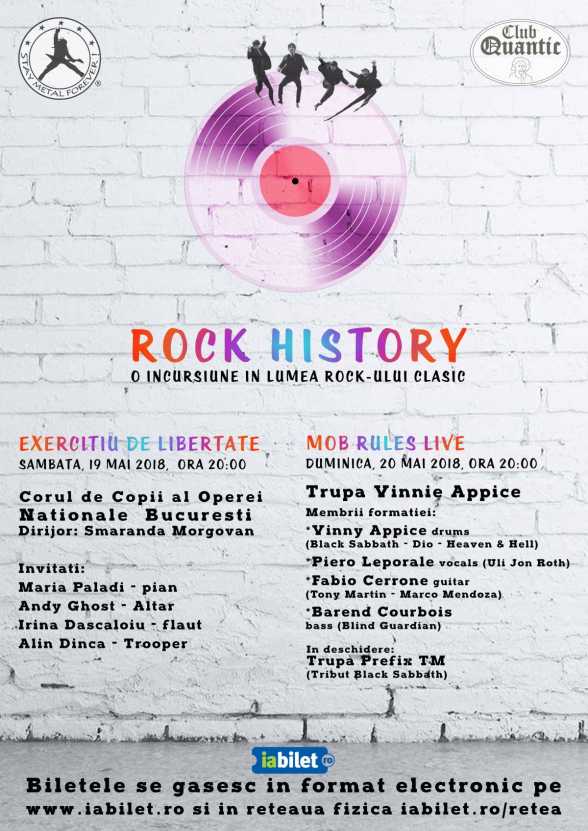 2018.MAI.19-20. B. Quantic Club. ROCK HISTORY- Exercitiu de Libertate si Mob Rules